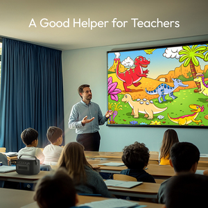 Mẫu miễn phí cho nhà phân phối] Máy chiếu BYINTEK 3D GTV 15600mAh pin sạc 4K R20 Max, chất liệu vải, di động, <span class=keywords><strong>DLP</strong></span> mini thông minh - Product Image 5