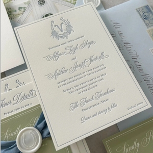 Tarjeta de Invitación de Boda Creativa de Lujo de Alta Gama, Personalizada, Impresa en Cartulina de 600g, con Grabado en Relieve - Product Image 5