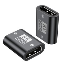Extensor HDTV 8K 60Hz Macho-Hembra Chapado en Oro 2.1 para TV, Proyector, Monitor, Reproductor de DVD, Sistemas de Cine en Casa, Dos Colores