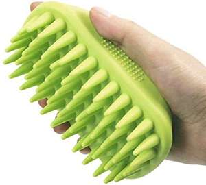 Pet Silicone Shampooing Brosse Chiens Chats Douche Lavage Curry Brosse <span class=keywords><strong>Chien</strong></span> Cheveux Produits Accessoires <span class=keywords><strong>Chien</strong></span> Massage Du Dos - Product Image 1