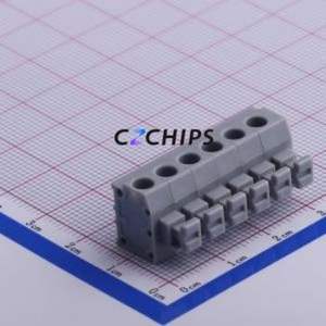 KF235-5.0-6P Spring Terminal Block Through hole Component (THT),P=5mm Connector 5mm 6P 6 10A - Product Image 1