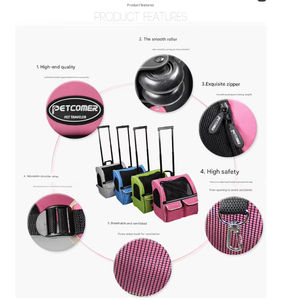 1 पैकेज पालतू जानवर के लिए लक्जरी 2 में लक्जरी 2 पैकेज पालतू जानवर के लिए हटाने योग्य पहियों के साथ बिल्ली के लिए - Product Image 3