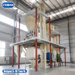 Planta Completa de Producción de Pienso para Animales de 5-18 ton/h, Línea de Producción de Pienso en Pellets para Vacas, Ovejas, Ganado, Terneros y Rumiantes para Granjas - Product Image 1