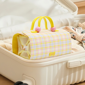 4 kits de trousse de maquillage portable à suspendre et à enrouler / Organisateur de voyage pour femmes avec sacs de rangement amovibles - Product Image 1