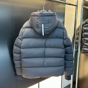 Veste d'hiver pour homme en duvet matelassée de qualité supérieure, épaisse, coupe-vent, chaude, pour la randonnée en plein air, manteaux en duvet de luxe pour homme - Product Image 5