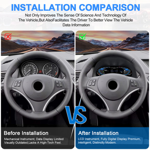 NaviHua ชุดหน้าปัดดิจิตอลสำหรับรถยนต์ ระบบ Linux รองรับ Carplay พร้อมมาตรวัดความเร็วแบบ LCD สำหรับ BMW E84 ปี 2009-2015 - Product Image 3