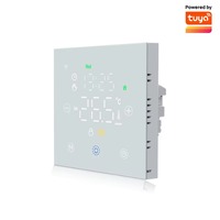 Controlador de Temperatura Eléctrico Fácil de Instalar V8W.716, Termostato para Apartamento/Habitación con Diseño Antiinflamable de PC y Baja Presión