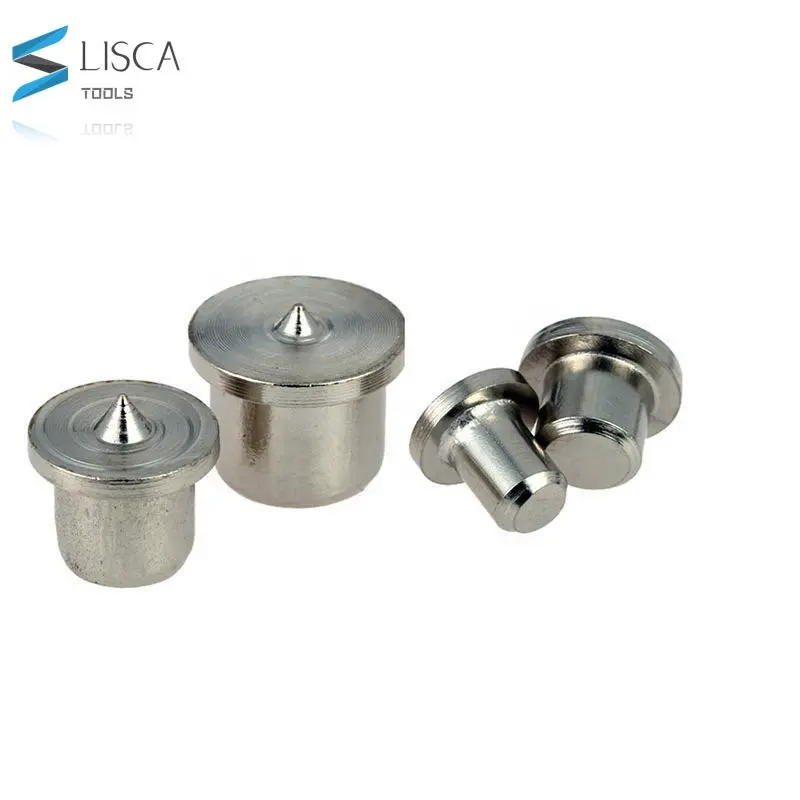 L-HT93 4pcs Nickel Plated Steel Woodworking Dowel and Tenon Centers for dowel Pin Locater