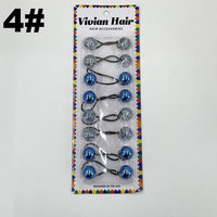 Bunte Kinder geflochtene Pferdes chwanz Zubehör große Bobbles 20mm für Haar Gummiband große Blasen Haarball für Mädchen Großhandel
