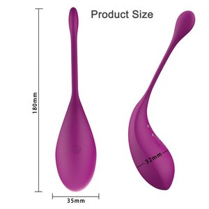 Vibratore a sfera <span class=keywords><strong>Kegel</strong></span> controllato da app, telecomando Bluetooth, indossabile, impermeabile, stimolatore del punto G in silicone, Love Egg per donne - Product Image 6