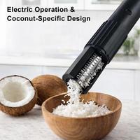 Parutan Kelapa Elektrik Genggam dengan Desain Anti-Cipratan, Pisau Putar Stainless Steel, Penghilang Sisik Ikan Elektrik