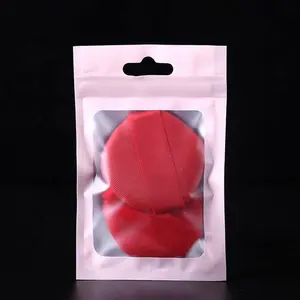 Bunte kosmetische Verpackungs tasche Make Up Beauty Egg Sachet Flache Beutel tasche für Face Powder Puff
