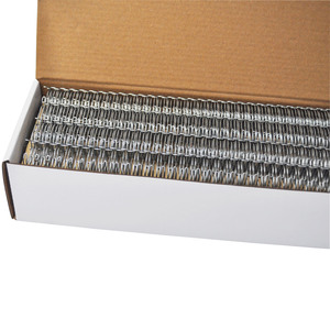 A4 Kích thước 3:1 văn phòng ràng buộc Nhẫn Pet tráng ràng buộc xoắn ốc dây O kim loại bạc đôi dây O Hộp nhẫn đóng gói - Product Image 3