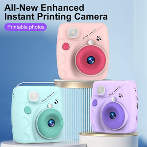 All-New Enhanced Instant <b>Printing</b> <b>Camera</b> Printable Photos Kids Digital <b>Camera</b> Cartoon Style Pink Mint Purple Colors - Product Image 1