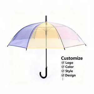 <span class=keywords><strong>Parapluie</strong></span> droit transparent à 8 baleines pour enfants, style frais et mignon, imprimé, idéal pour la rentrée scolaire sous la pluie - Product Image 5