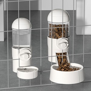 Distributeur d'eau automatique suspendu pour chats, chiens et cages d'animaux, avec système d'alimentation par gravité, grande capacité, bol de remplissage automatique - Product Image 2