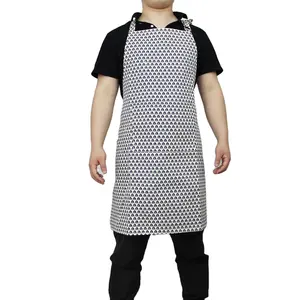 High-End Customized Logo Apron Sleeveless Sleeved Cotton/Fabric Waist Type for Home & Hotel Kitchen Cleaning Food Industry