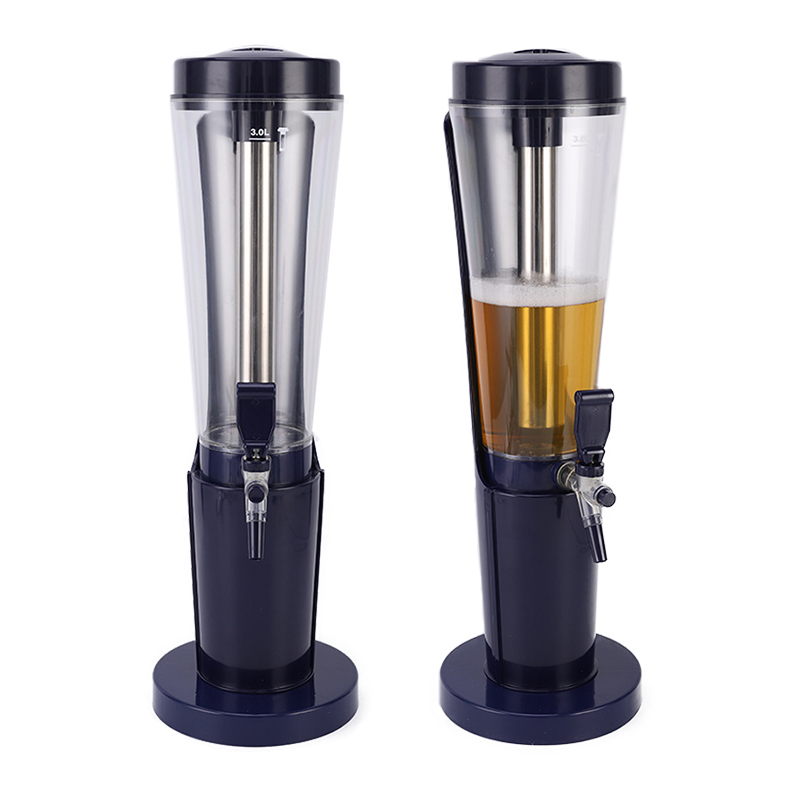 Дозатор пива со съемной светодиодной подсветкой, 3 л