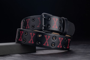 Ceinture de créateur unisexe en alliage style cowboy européen avec logo personnalisé, longueur 42-48 pouces, largeur 1,5 pouce, design punk tendance - Product Image 5