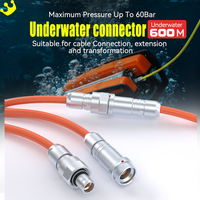 Câble d'extension de connexion pour robot sous-marin 600m Série 0W/1W/2W/3W Étanchéité IP68 FVG PVG 2-32 Broches Haute Pression 60 Bar
