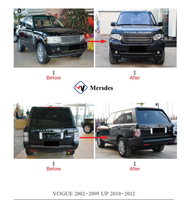 Accessoires de voiture, pièces de carrosserie, kit carrosserie compatible avec LR Range Rover Vogue L322 2002-2009, mise à niveau vers 2010-2012