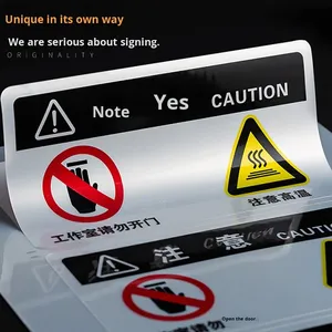 Autocollants adhésifs double face en silicone imperméable argent mat personnalisés LOGO Autocollants transparents - Product Image 1