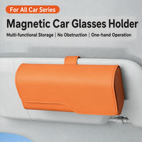 Étui à lunettes de voiture universel, rangement pour lunettes de soleil et de lecture, portable, résistant à la pression