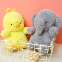 Peluche artisanale super douce à quatre animaux, vernie UV, avec poids, en coton PP et polyester, brodée, anti-stress, modèle Ours