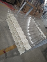 Diam. Tube en verre de chauffage de granule de taille personnalisée de 80mm pour le chauffage extérieur de granule