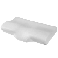 Oreiller cervical portable anti-ronflement en mousse à mémoire de forme, pliable, en forme de papillon, avec logo personnalisé, en coton, vente en gros d'usine OEM