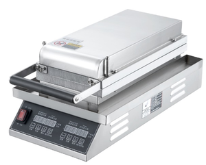 เครื่องทำวาฟเฟิลกรวยไอศกรีมแบบหัวเดียวเชิงพาณิชย์ พร้อมหน้าจอดิจิตอลและตัวตั้งเวลา - Product Image 1