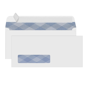 Phong Bì Bảo Mật Cửa Sổ Trong Suốt In Theo Phong Bì Có Dải Bóc Bao Bì Tái Chế - Product Image 2