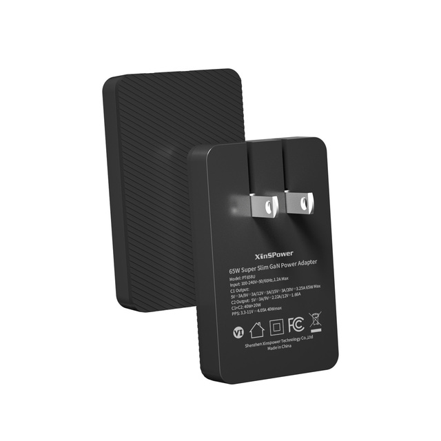 Ultra Slim Super Fast 65W Type C Universal Gan Laptop Fast Charging Charger Power Adapter Multi Port for Iphone 15 16 Laptop