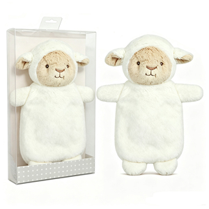 Bouteille d'eau chaude en caoutchouc Kawaii mignonne en forme de mouton, 500 ml, pour enfants, idéale pour l'hiver (vente en gros) - Product Image 1