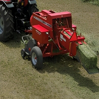 Moteur de presse à balles carrées haute densité MF pour foin, blé, riz, maïs, paille, garantie 2 ans, capacité de ramassage 1500 kg, 2000 mm, haute qualité