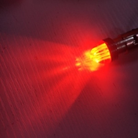 En stock, ampoule LED S25 1156 BA15S P21W LED 2835 9LED LEN, ampoule de clignotant de voiture, feux de freinage, lampe automobile 24V rouge pour camion