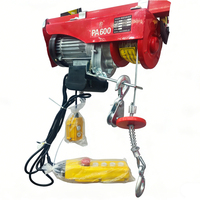 Nuevo Mini Polipasto Eléctrico PA200-PA1200 110V 220V 500kg 1000kg con Cable de Acero, Certificado CE, Motor de Cobre Puro, Control Remoto