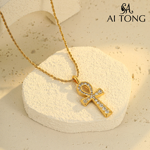 <span class=keywords><strong>Collier</strong></span> Pendentif <span class=keywords><strong>Lune</strong></span> en Acier Inoxydable Plaqué Or 18K Personnalisé pour Femme, Idéal pour Cadeau Quotidien, Mariage, Bijou Tendance - Product Image 3