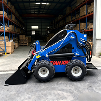 Minipala cingolata diesel Euro 5 EPA con trinciatrice forestale e tosaerba