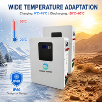Batterie solaire hybride tout-en-un INEDGE POWER, vente en gros OEM, BMS domestique IA, 10 kW, murale, LiFePO4, 10 kWh, 20 kWh, 16 kWh
