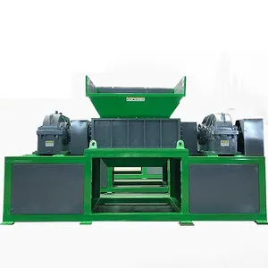 Wood Root Double Axis Tearer 1000 Electric Vehicle Rack Crusher Tire Garbage Bin Fine Crusher