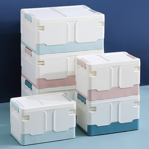 Plastic Foldable Container Collapsible Folding Crate Plastic Foldable Box