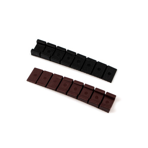 Trapezoidal Cabinet Leveling Pads 98x20x8mm Non Slip <b>Plastic</b> Furniture Feet Pad For <b>Wardrobe</b> Cabinet - Product Image 3