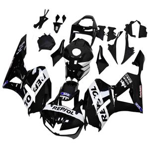 <span class=keywords><strong>Carenado</strong></span> <span class=keywords><strong>Repsol</strong></span> blanco y negro apto para Honda 2013-2020 14 15 16 CBR600RR plástico ABS - Product Image 2