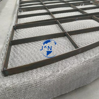 Hestia IDND SUS 316 Knitted Woven Mesh Demister Pad 900x100mm Pemotongan Pengelasan untuk Proyek Minyak & Gas Filter Kimia