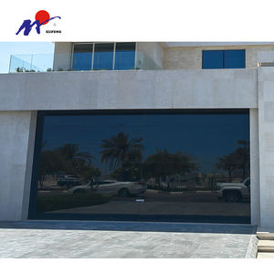 Porte de <span class=keywords><strong>garage</strong></span> <span class=keywords><strong>sectionnelle</strong></span> <span class=keywords><strong>motorisée</strong></span> personnalisée en aluminium avec verre dépoli - Product Image 5