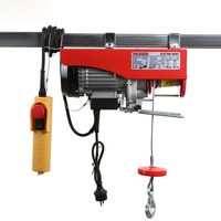 Mini-élévateur électrique BADA PA500D-18m 250/500kg 18m avec câble métallique extensible, outil de levage électrique