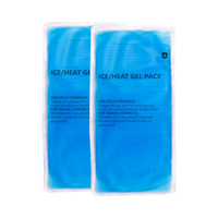 HOWTRUE Compresses de gel chaud/froid réutilisables pour soulager la douleur et les blessures - Compresse froide et pack chaud à double usage 12,7x12,7cm