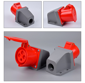 Xu Hướng Mới Ip44 Công Nghiệp Ổ Cắm Điện 4pin 32A 380-415V 3P + E Nam Và Nữ Không Thấm Nước Chất Liệu Đồng - Product Image 3