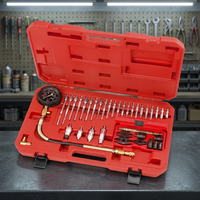 Kit de Prueba de Compresión para Motor Diésel, Manómetro Hidráulico, Adaptadores para Bujías de Incandescencia e Inyectores, Certificado ISO, Idioma Inglés, Marca Gamela 1